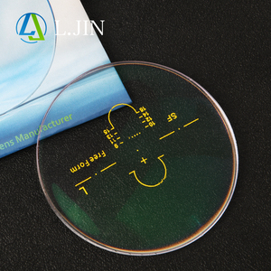 L.Jin 1.56 1.60 <span class=keywords><strong>MR</strong></span>-<span class=keywords><strong>8</strong></span> ống kính Progressive freeform HMC màu xanh cắt ống kính shmc màu xanh lá cây lớp phủ RX Ống kính đa tiêu cự đọc ống kính quang học - Product Image 3