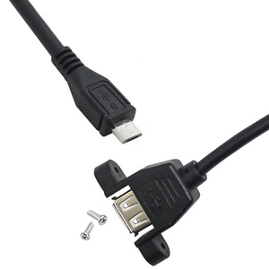 <span class=keywords><strong>สาย</strong></span>สื่อสารสำหรับต่อข้อมูลขนาดไมโคร <span class=keywords><strong>OTG</strong></span> USB เข้ากับแผงสกรูตัวเมีย5PIN - Product Image 1