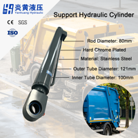 Coordination intelligente, vérin hydraulique de soutien stable et fiable avec une course maximale de 1200 mm