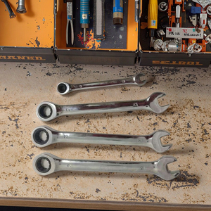 9PC 8-19Mm DIY Carbon Thép Hộp Cờ Lê Đặt 72T Double-Kết thúc Mở/Hộp Bánh Công Cụ Mỏng Hồ Sơ Metric Ratcheting Tùy Chỉnh OEM - Product Image 5