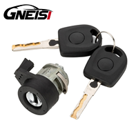 Cylindre de serrure de contact, compatible avec VW Polo, Passat, Jetta, Audi A4, A6, 2000-2009, Numéros de pièces : 107905855CB, 107905855CA