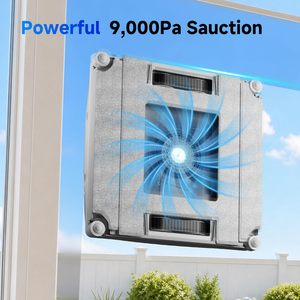 Window Cleaning Robot with 2 <b>Vibrating</b> Bionic Arms, 8-way Water Pump Spray,10KPa,frameless Works,app,voice Prompts - Product Image 2