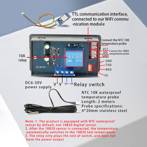 Controlador de Temperatura WIFI Remoto XY-ST10, Módulo de Control de Temperatura de Alta Precisión, Refrigeración y Calefacción, Control por Aplicación - Product Image 4
