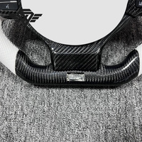Volant de voiture en cuir perforé blanc en fibre de carbone personnalisé adapté pour Lexus IS350 GS350 GS300 IS250 RC350 LS UX IS ES