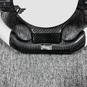 Volante Personalizado de Cuero Perforado <span class=keywords><strong>Blanco</strong></span> y Fibra de Carbono para Coche, Adecuado para <span class=keywords><strong>Lexus</strong></span> IS350 GS350 GS300 IS250 RC350 LS <span class=keywords><strong>UX</strong></span> IS ES - Product Image 5