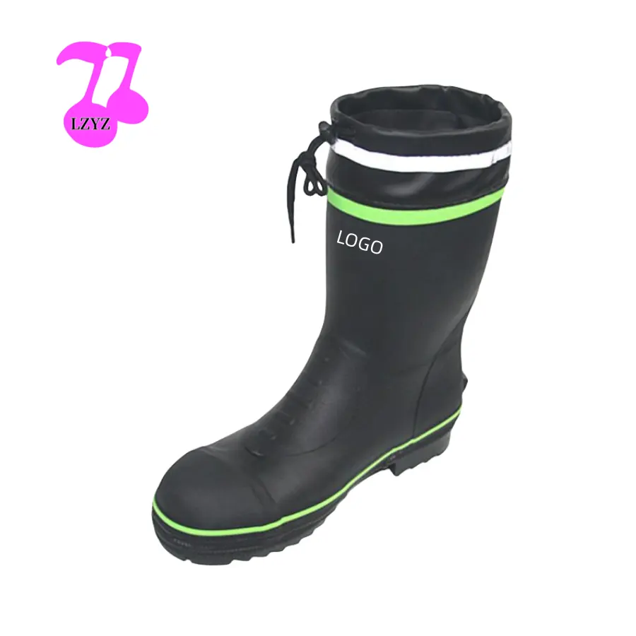 LZYZ hunting water proof shoes safety gumboots color waterproof shoes wellington boots men colour changing wellies