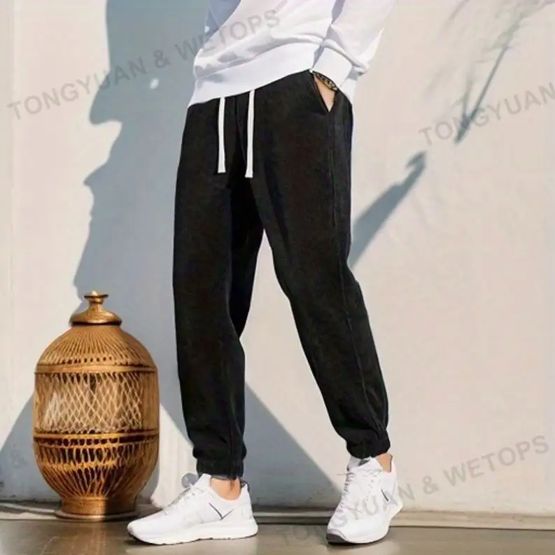 Produttori di abbigliamento personalizzato 6XL all'ingrosso pantaloni della tuta a gamba larga Hiphop personalizzati pantaloni della tuta alla caviglia pantaloni Cargo in pile per gli uomini