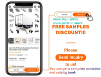 GL-12146 304 baja tahan karat truk pengunci pintu masuk gagang dayung kotak alat silinder kunci