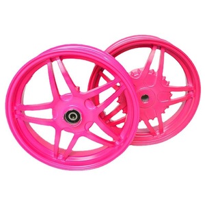 <span class=keywords><strong>Llantas</strong></span> de aleación de aluminio al por mayor de fábrica de China, 10 pulgadas, <span class=keywords><strong>pequeñas</strong></span>, cinco estrellas, se ajustan a las ruedas de motocicleta Kuqi S5 Yamaha - Product Image 4