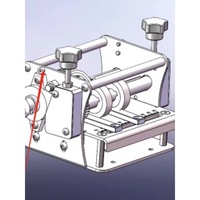 LIVTER Machine de découpe de bandes de chantournage à manivelle, mini, pour OEM et vente en gros