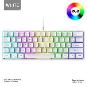 Có Dây Chơi Game Bàn Phím RGB Chiếu Sáng Mini Bàn Phím 60% E-Thể Thao Chơi Game Máy Tính Để Bàn Máy Tính Văn Phòng Có Dây Bàn Phím Máy Tính - Product Image 6