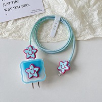 Prix d'usine – Étuis de protection antichoc 3D mignons et animés pour chargeurs rapides 18W 20W et câbles de données