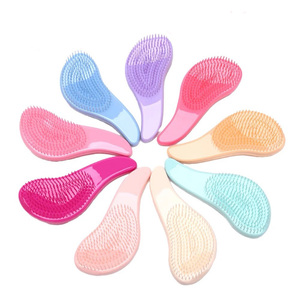 <span class=keywords><strong>Peigne</strong></span> à cheveux en plastique ABS de haute qualité, rose clair, petit et grand, pour femmes, avec logo, brosse à cheveux pour salon - Product Image 5