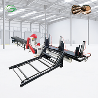 Scie à table coulissante pour le travail du bois, scierie horizontale pour teck et acajou, moteur 7,5 kW*2, 380 V, garantie 1 an