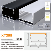 Barre lumineuse linéaire encastrée de haute qualité en alliage d'aluminium anodisé pour plafond, escalier, plinthe, canal LED dissimulé