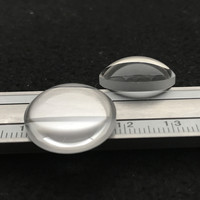 Le diamètre 30mm 24mm 19mm 10mm de silice fondue par verre optique a mené la lentille de quartz d'épi