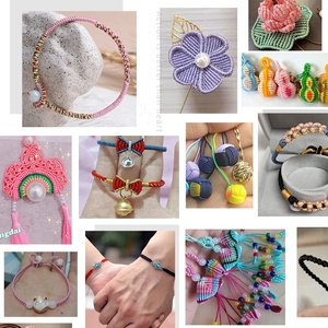 Dây Ngọc Nhiều Màu Nhiều Kích Cỡ Dây <span class=keywords><strong>Nylon</strong></span> 0.4mm 0.6mm 0.8mm <span class=keywords><strong>1mm</strong></span> 1.5mm Dây Tơ Dây Ngọc Làm Trang Sức - Product Image 5