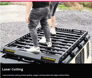 Accessoires de modification tout-terrain pour Jimny cinq portes 2023-2025, <span class=keywords><strong>porte</strong></span>-bagages de toit extensible en alliage d'aluminium durable - Product Image 6