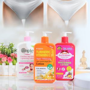 OEM O'Carly kunyit + Losion Vitamin C Super pemutih produk kulit biasa Losion Pelembab kesehatan dan kecantikan - Product Image 2