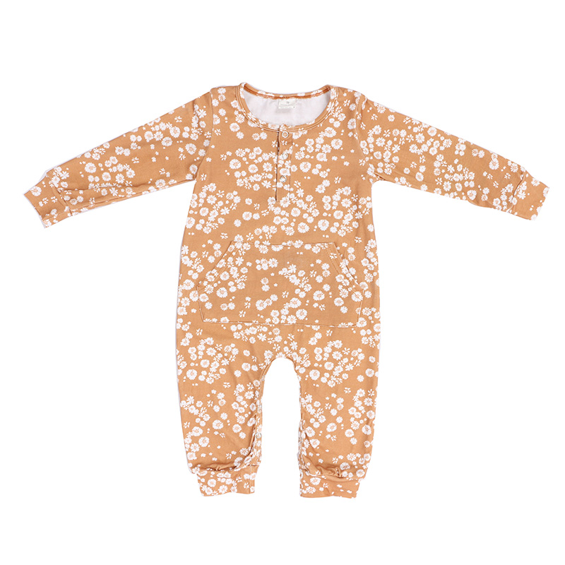 Лидер продаж, детская одежда с длинным рукавом и цветами для девочек, детская одежда, детский комбинезон, комбинезон для маленьких девочек