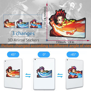 เลื่อยยนต์300ออกแบบ3D กันน้ำได้สำหรับผู้ชาย Jujutsu Kaisen Dbzed สติ๊กเกอร์ติดรถยนต์กันน้ำตกแต่<span class=keywords><strong>ง</strong></span>ผนังแล็ปท็อป - Product Image 6
