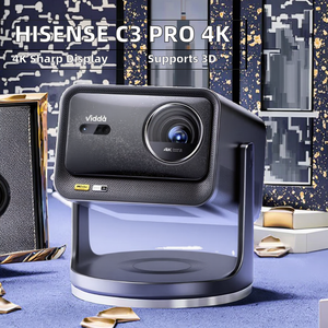 Hisense vidda C3 Pro 4K 2800 lumens Máy chiếu Rạp hát tại nhà máy chiếu <span class=keywords><strong>3D</strong></span> hỗ trợ 1.67x Zoom quang học sáu chiều - Product Image 2