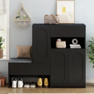 Armoire de rangement pour <span class=keywords><strong>chaussures</strong></span> à 18 paires avec <span class=keywords><strong>banc</strong></span> d'entrée - Product Image 1