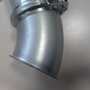 Tubo de acero <span class=keywords><strong>galvanizado</strong></span> de ajuste rápido conducto 4 en conducto de conductos para la aspiración de polvo de conductos - Product Image 2