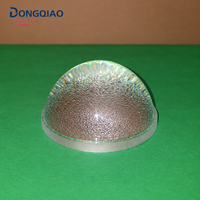 Lentille optique LED texturée OEM pour éclairage industriel, lampes commerciales et systèmes d'éclairage haute baie