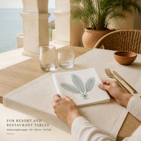 Serviettes en papier Airlaid en gros, 1 pli, en pâte de bois vierge, toucher doux, jetables, colorées et imprimées pour dîner