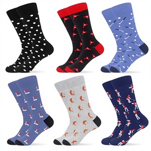 Ebay <b>Hot</b>-Selling Autumn Winter Casual Cartoon Crew <b>Socks</b> Anti-Bacterial Cuff Logo Cotton Spandex/Polyester Blend - Product Image 2