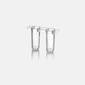 Медицинская лаборатория, 2 отверстия, пластиковая одноразовая пробная чашка, колориметрическая коагуляционная кювета для немецкого коагулометра - Product Image 1