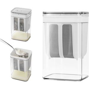 Wholesale Kitchen Tools Cheese <b>Yogurt</b> <b>Maker</b> Strainer Colander Separator Container With Strainer - Product Image 1