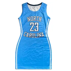 Classic 23 Jersey Dress Basketball Custom Plus Size Basketball Jersey Dresses