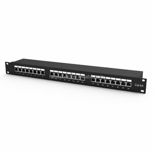 Panel de Conexiones Blindado para Redes, Apto para Gabinetes de Red, 24 Puertos CAT6A FTP IDC Punch Down, 1U, 19 Pulgadas, Montaje en Rack - Product Image 6