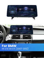 MEKEDE Radio Multimedia para Coche, Dispositivo con Android 14, Pantalla Automática, 2400x900, DSP, Snapdragon 685, 4G, para BMW X5, E70, X6, E71, 2007-2012