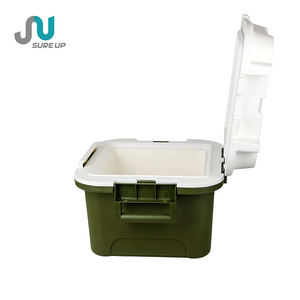 Glacière isotherme en plastique grande capacité <span class=keywords><strong>avec</strong></span> poignée et couvercle, maintien au chaud de 6 à 12 heures, pour utilisation en extérieur et en voiture - Product Image 3