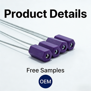 Segel Kabel Sekali Pakai Baja Tahan Karat Keamanan Tinggi Desain Segel Mekanis Kawat untuk Truk - Product Image 6