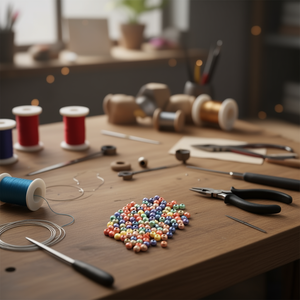 ILAN Abalorios 6mm colori misti 120 pezzi per la creazione di gioielli - Product Image 3