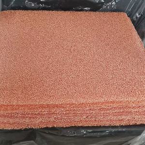 Mousse <span class=keywords><strong>de</strong></span> cuivre Wisdom Way 15PPI, pureté 99,9 %, épaisseur personnalisable <span class=keywords><strong>de</strong></span> 10 mm, métal poreux Cu pour expériences <span class=keywords><strong>de</strong></span> recherche catalytique - Product Image 2
