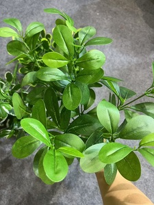 Décor de verdure de Noël intérieur et extérieur buissons et <span class=keywords><strong>faux</strong></span> arbustes de Schefflera en soie artificielle pour décoration de jardin et de bureau - Product Image 3