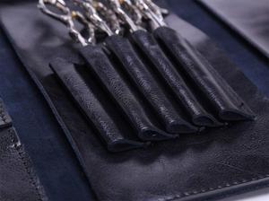 ซองใส่กรรไกรหนังแท้คุณภาพสูงสำหรับช่างทำผม ช่างตัดผม ช่างเสริมสวย ใส่เครื่องมือทำผม - Product Image 6