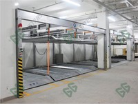 Peralatan Parkir Mobil Hidrolik Multilevel GG Lifters Smart PSH25/2 Bersertifikasi CE ISO, Sistem Angkat Geser