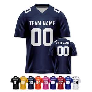 Benutzer definierte American Football Trikots Benutzer definierte mehrfarbige Sport trikot Personal isierte Team Name & Nummer - Product Image 2