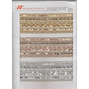 Tela de encaje con efecto espejo, resistencia a la tracción de 2 KPa, diseño personalizable, tamaño 2, textil para el hogar, jacquard, 100% poliéster, de primera calidad. - Product Image 2