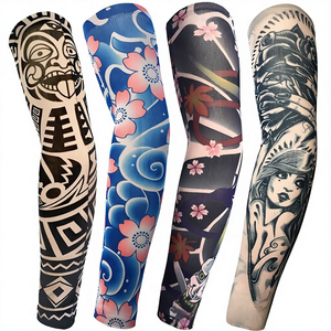 Maniche Unisex per Adulti con Design Floreale Grande - Protezione Solare per Ciclismo, Pesca, Attività all'Aperto e Viaggi - Product Image 1
