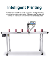 Impresora de Inyección de Tinta TIJ Automática en Línea P170, Codificador de Fecha de Alta Velocidad de 600 DPI para Línea de Producción Industrial, 12.7 mm, 25.4 mm