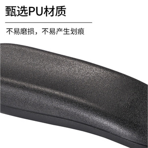 Accessoires d'accoudoirs en polyuréthane A020 noirs pour chaise de bureau, chaise de gaming, chaise pivotante pour ordinateur - Product Image 2