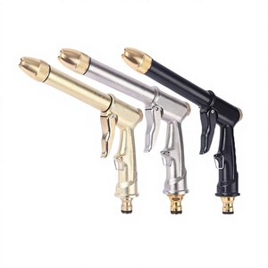 <span class=keywords><strong>Pistolet</strong></span> de lavage de voiture haute pression avec buse plaquée cuivre et tige en alliage d'aluminium épaissi pour usage domestique multifonctionnel - Product Image 1