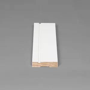 Colonial baseboard kayu solid skirting cetakan kayu primer putih mdf baseboard molding